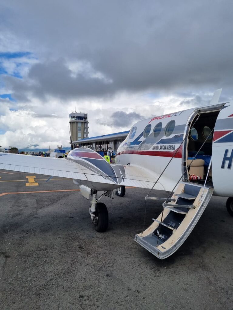Ambulancia aérea para saber sus precios