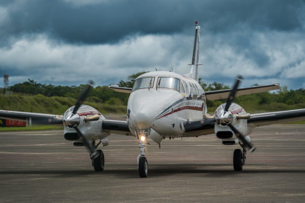 Fotografía de servicio de Ambulancia Aérea Nacional en Colombia