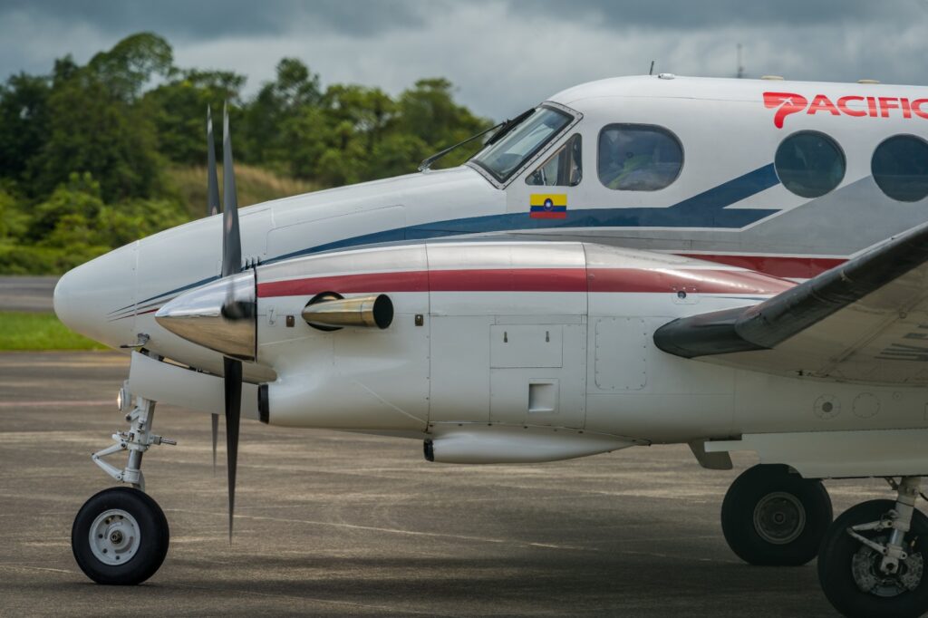 Fotografía avión ambulancia para repatriación médica aérea